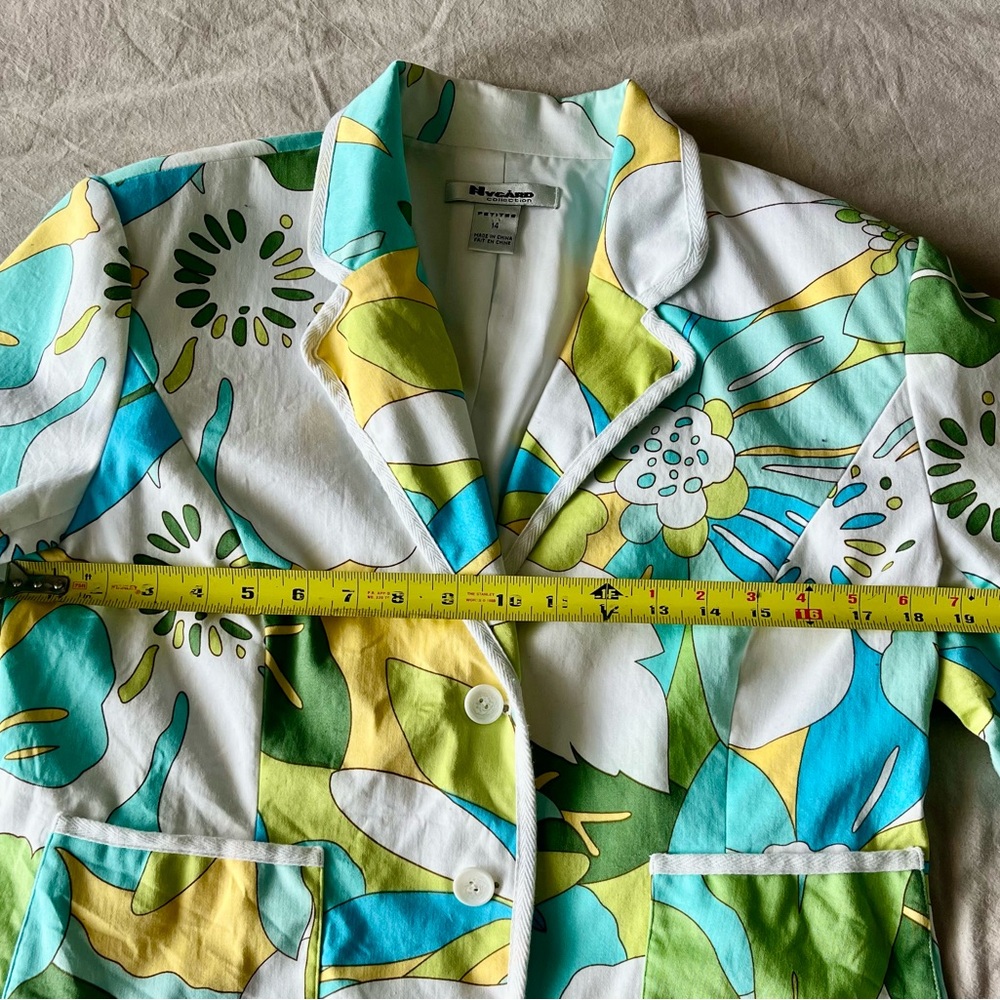 Peter Nygard Retro 60’s Blazer jacket SZ 14 - Picture 5 of 9